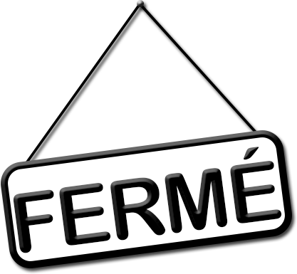 Fermé